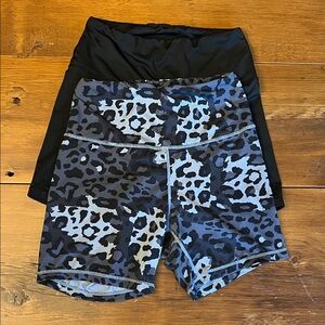 Leopard Print Women's Bike Shorts